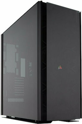 Corsair Obsidian 1000D Gaming Ultra Tower Κουτί Υπολογιστή με Πλαϊνό Παράθυρο Μαύρο