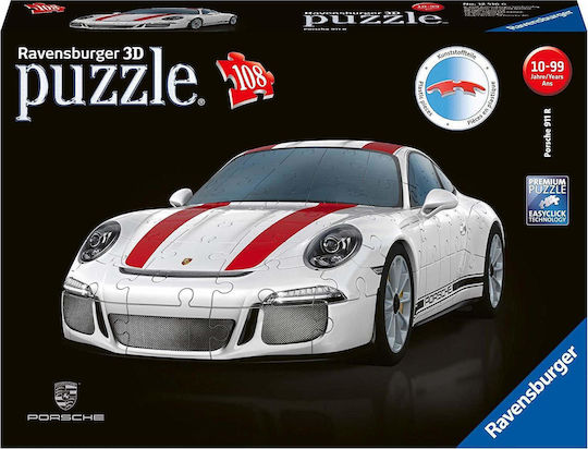 Porche 911R Puzzle 3D 108 Pieces