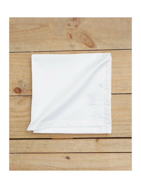 Pennie Down Cotton & Polyester Napkin White 55x55cm