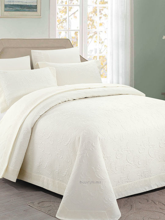 Beauty Home Set De Mireasă 7 Bucăți Alb 230x250 Cm
