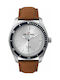 Ben Sherman Ronnie Watch Battery with Brown Leather Strap