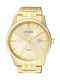 Citizen Watch Battery with Gold Metal Bracelet