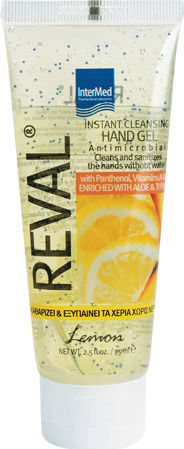 InterMed Reval Αντισηπτικό Gel Χεριών 75ml Λεμόνι