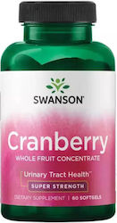 Swanson Cranberry Whole Fruit Concentrate 420mg 60 μαλακές κάψουλες