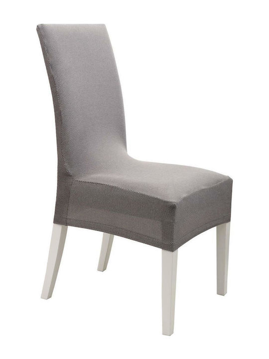 Viopros Ελαστικό Κάλυμμα Καρέκλας Elegant Γκρι