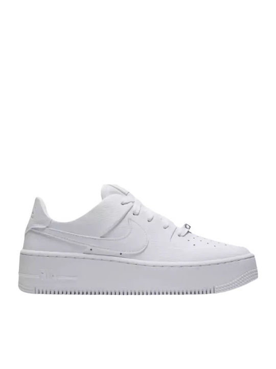 Nike Air Force Sage Low Damen Flatforms Sneakers Weiß AR5339-100