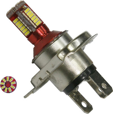 GloboStar Lămpi Autoturismului & Motocicletei Can Bus 57 SMD 4014 H4 Canbus LED 6000K Alb rece 18V 4.5W 1buc