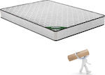 Woodwell Double Ergonomic Mattress Roll Pack 150x200x20cm with Pocket Springs