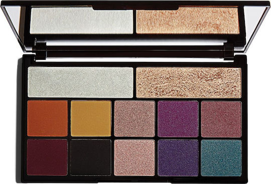 Revolution Beauty X Carmi Kiss Fire Παλέτα με Σκιές Ματιών σε Στερεή Μορφή 27gr
