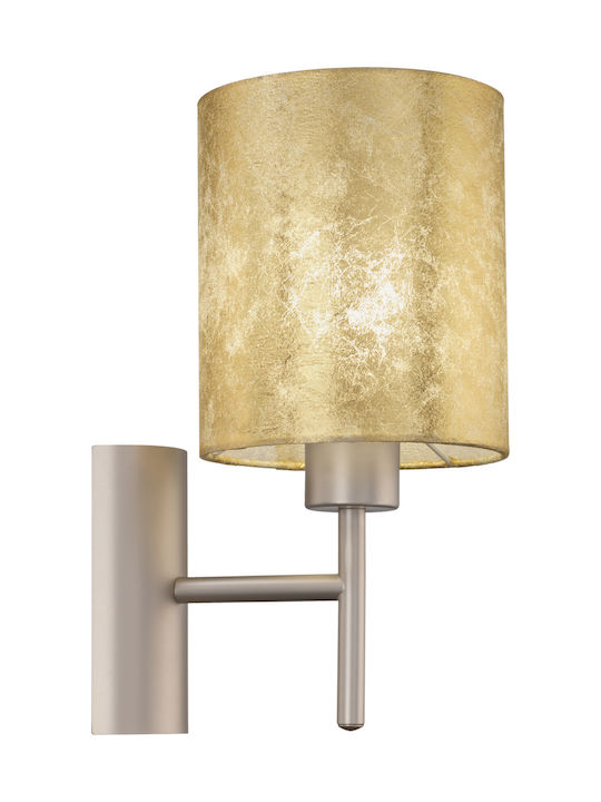 Eglo Viserbella Κλασικό Φωτιστικό Τοίχου με Ντουί E27 σε Χρυσό Χρώμα Πλάτους 30.5cm