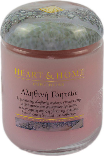 Heart & Home Aromatic Soy Candle In Jar With True Charm Perfume 340gr