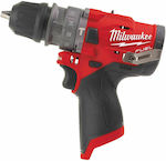 Milwaukee M12 FPDX-0 Κρουστικό Δραπανοκατσάβιδο Μπαταρίας Brushless 12V Solo