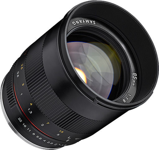 Samyang Crop Camera Lens 85mm F1.8 ED UMC CS Telephoto for Sony E Mount Black