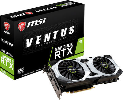 MSI GeForce RTX 2080 8GB GDDR6 Carte Grafică (V372-007R)