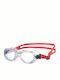 Speedo Futura Classic 10900-B991J Swimming Goggles Kids with Anti-fog Lenses Transparent/Red Transparent