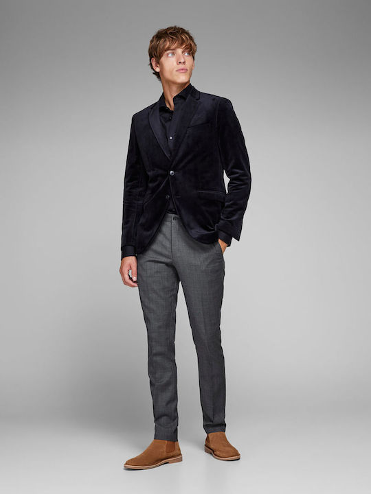 Jack & Jones Men's Trousers Suit in Slim Fit Dark Grey