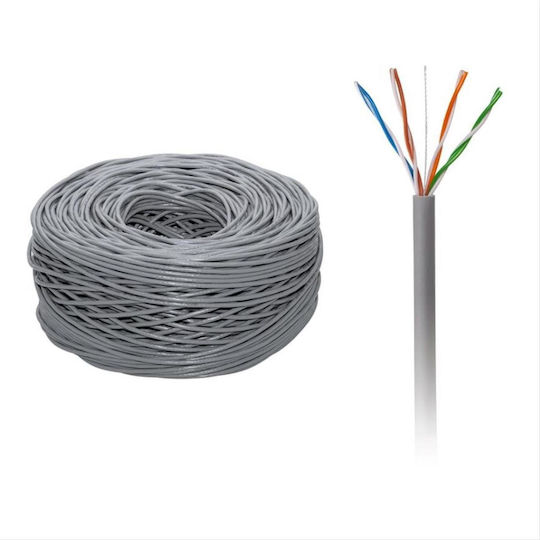 Eurolamp U/UTP Cat.5e (Gigabit) Καλώδιο Δικτύου Ethernet χωρίς ακροδέκτες 1m Λευκό