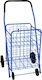 Metallisch Einkaufswagen Klappbar Blau 54x47x96cm