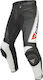 Dainese Delta Pro C2 Men's Summer Leather Motorcycle Pants Black/White