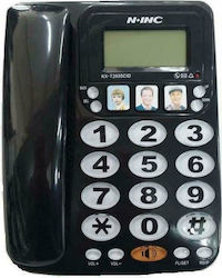 T2035CID Corded Phone Office for Elderly Black