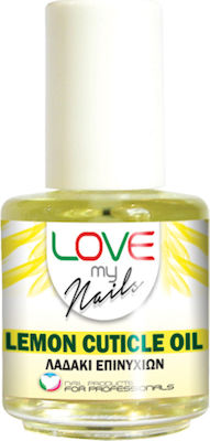 Yanni Extensions Love My Nails Λαδάκι για Επωνύχια σε Σταγόνες Lemon 16ml