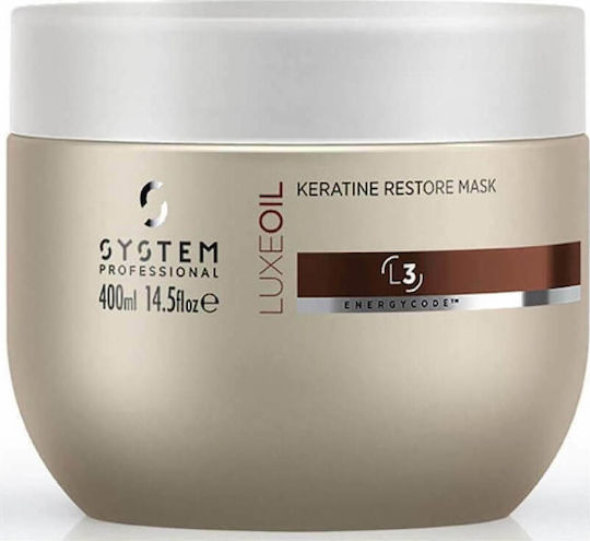 System Professional Energy Code L3 Hair Mask for Repairing 400ml