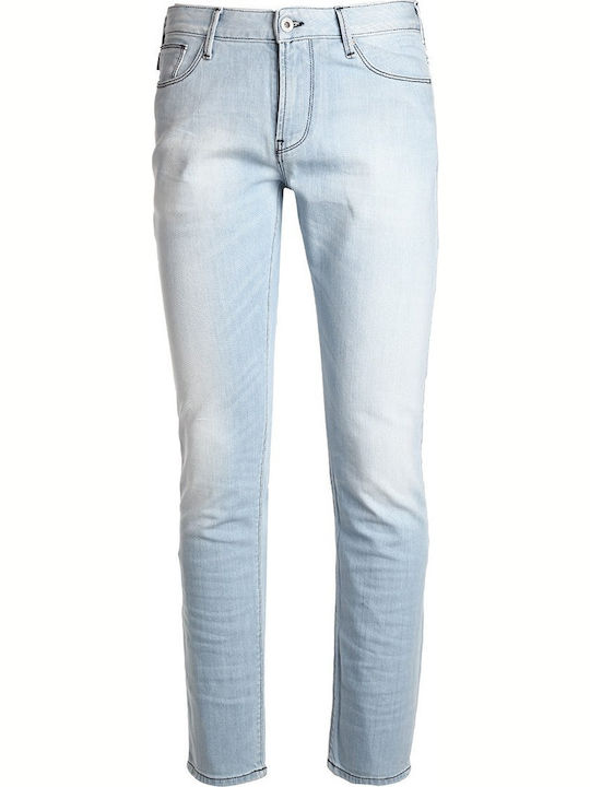 Emporio Armani Men's Jeans Pants in Slim Fit Blue