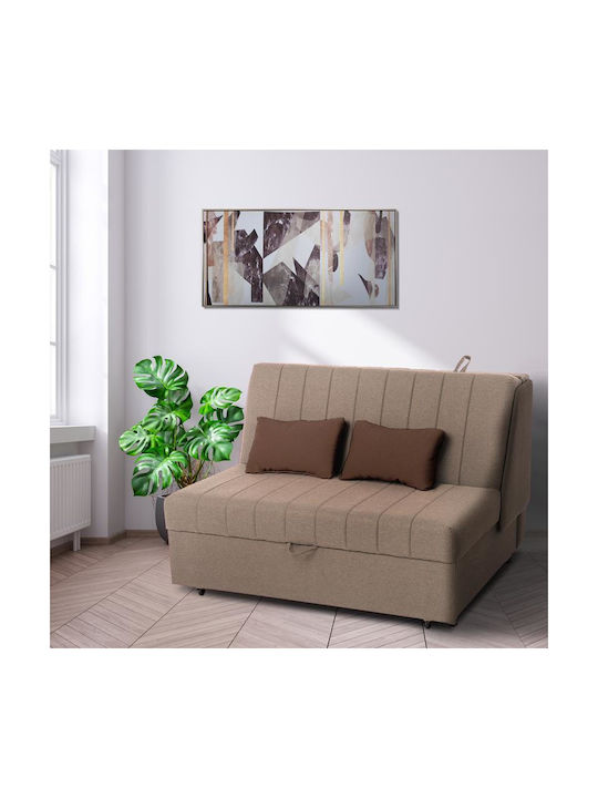 Montana Doppelsitzer Sofa Bett Braun 142x193x92cm