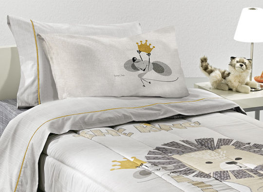 Saint Clair King Față de pernă pentru copii 50x70cm Grey