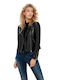 Γυναικείο Biker Jacket Μαύρο