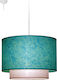 Starlight Pendant Light Turquoise 35x35cm Turquoise
