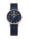 Obaku Watch with Blue Metal Bracelet V197LXVLML