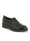 Parex Women's Leather Oxford Shoes Black