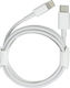 USB-C to Lightning Cable 20W White 1m