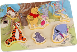 Wooden Kids Peg Puzzle Γουίνι 7pcs Tooky Toys