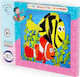 Ξύλινο Παιδικό Puzzle Σφηνώματα Ξύλινο Puzzle Ενσφήνωμα Ψάρι Nemo για 2+ Ετών 4pcs Anelixi