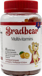 Bradex Bradbear Multivitamins Vitamina Portocaliu 60 bomboane de jeleu