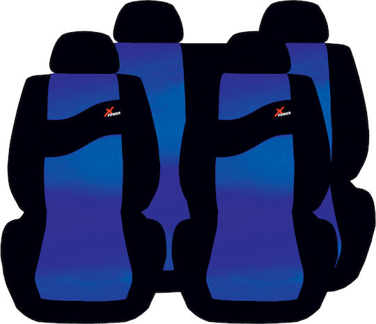 Bossi Bossi Autositzbezüge Set 11 Stück Polyester X-Power Mazda 2 Demio Blau