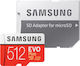 Samsung EVO Plus microSDXC U3 UHS-I 100MB/s με αντάπτορα