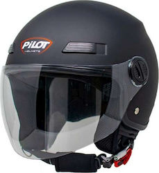 Pilot Fazer Jet Helmet ECE 22.05 900gr Black Matt PIL000KRA53