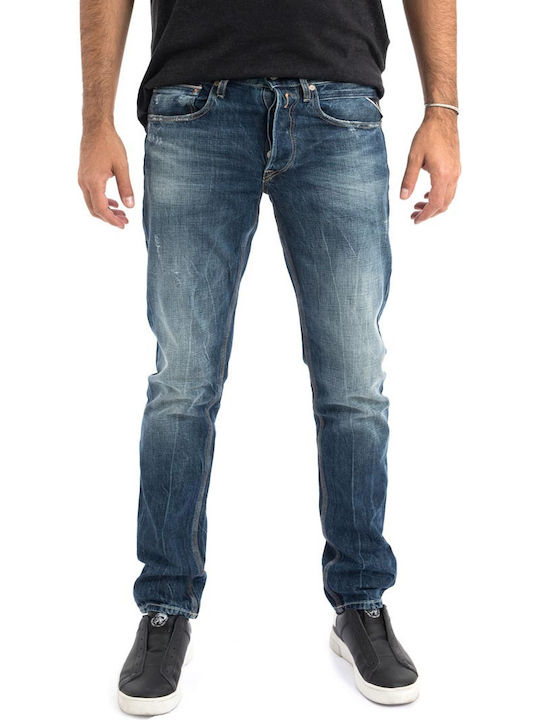 Replay Ronas Herren Jeanshose in Slim Fit Blau