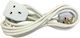 Eurolamp Extension Cable Cord 3 x 1.25mm²/5m White