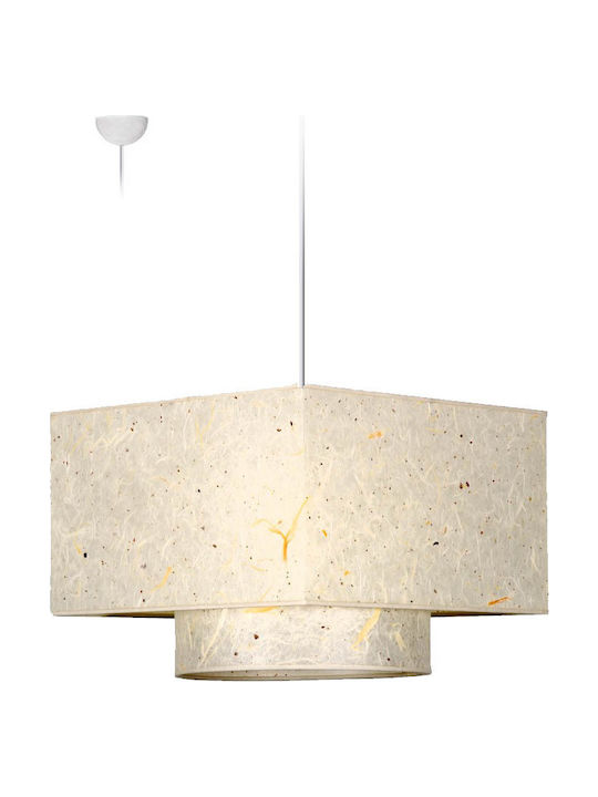 Starlight Pendant Light Beige with Socket E27 3...