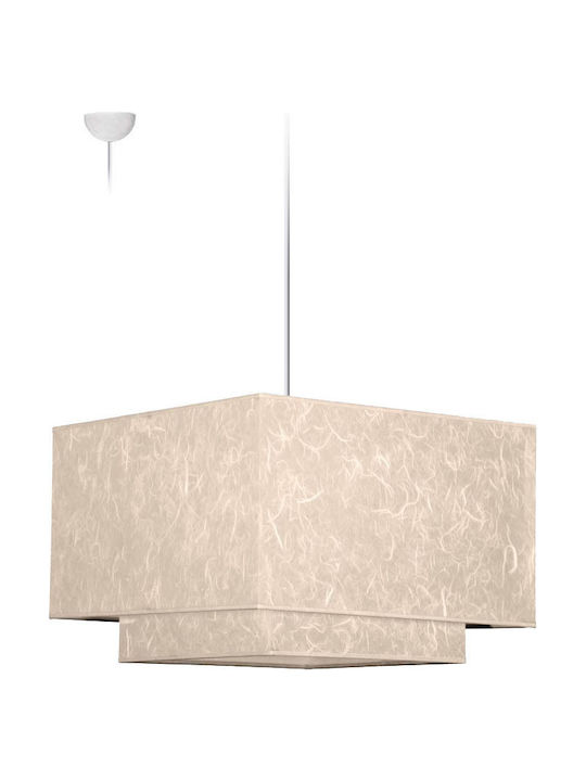 Starlight Pendant Light Ecru 35x35cm