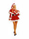 Christmas Costume Santa Claus Cape Red