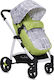 Cangaroo Rachel Adjustable 2 in 1 Baby Stroller Suitable for Newborn Green 9.10kg