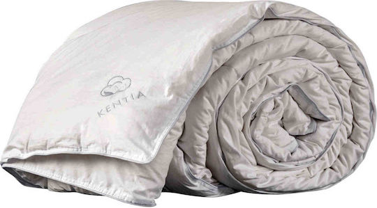 Kentia Завивка King Size Вълнена 260x240см Чист Памук Бяла 300 GSM 10.5 togs
