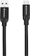 Verbatim USB 3.1 Cable USB-C male - USB-A Μαύρο 1m 48871