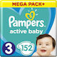 Pampers Scutece cu bandă adezivă Active Baby Active Baby Nr. 3 pentru 6-10 kgkg 152buc