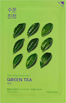 Holika Holika Pure Essence Sheet Μάσκα Προσώπου για Ενυδάτωση με Πράσινο Τσάι 20ml